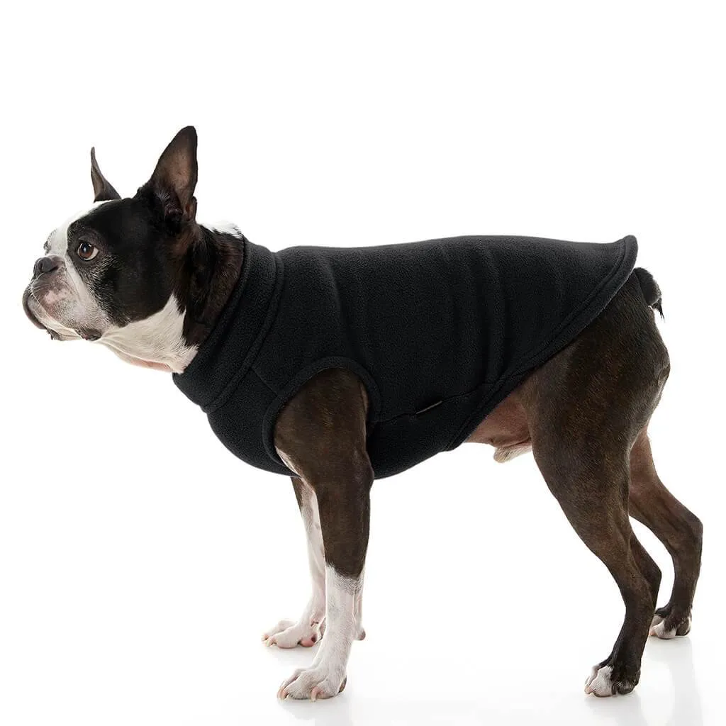 Gooby Stretch Fleece Dog Vest Gray