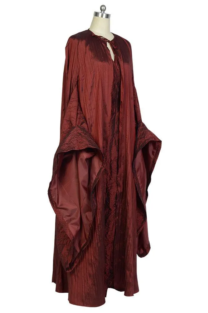 GoT Game of Thrones Melisandre Red Woman Outfit Cosplay Costume