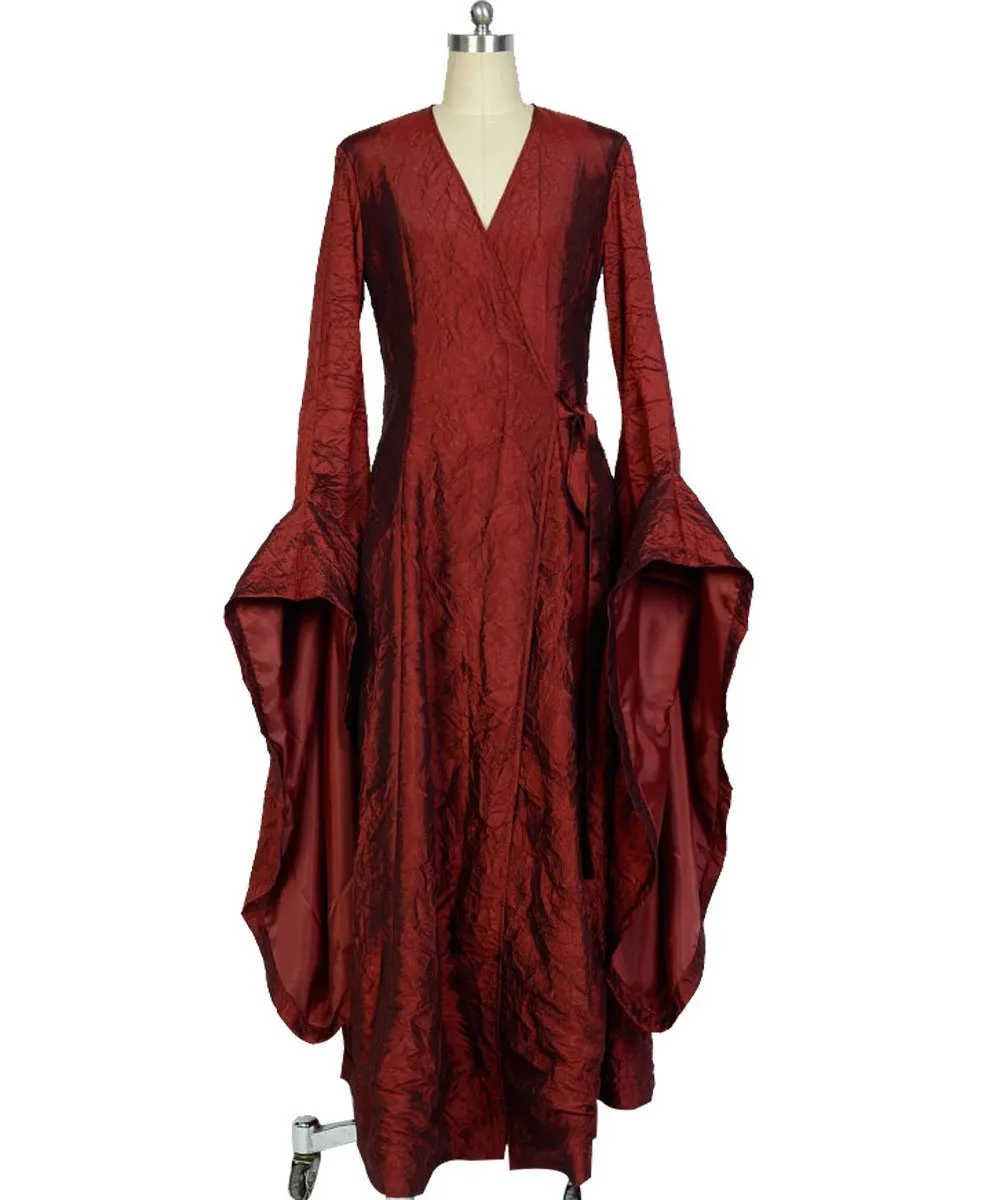 GoT Game of Thrones Melisandre Red Woman Outfit Cosplay Costume