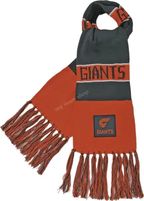 GREATER WESTERN SYDNEY (GWS) AFL BAR SCARF