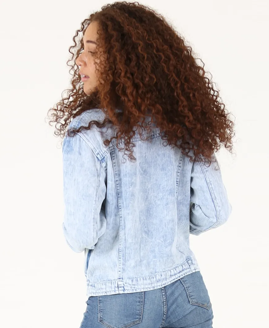 Heather Denim Jacket