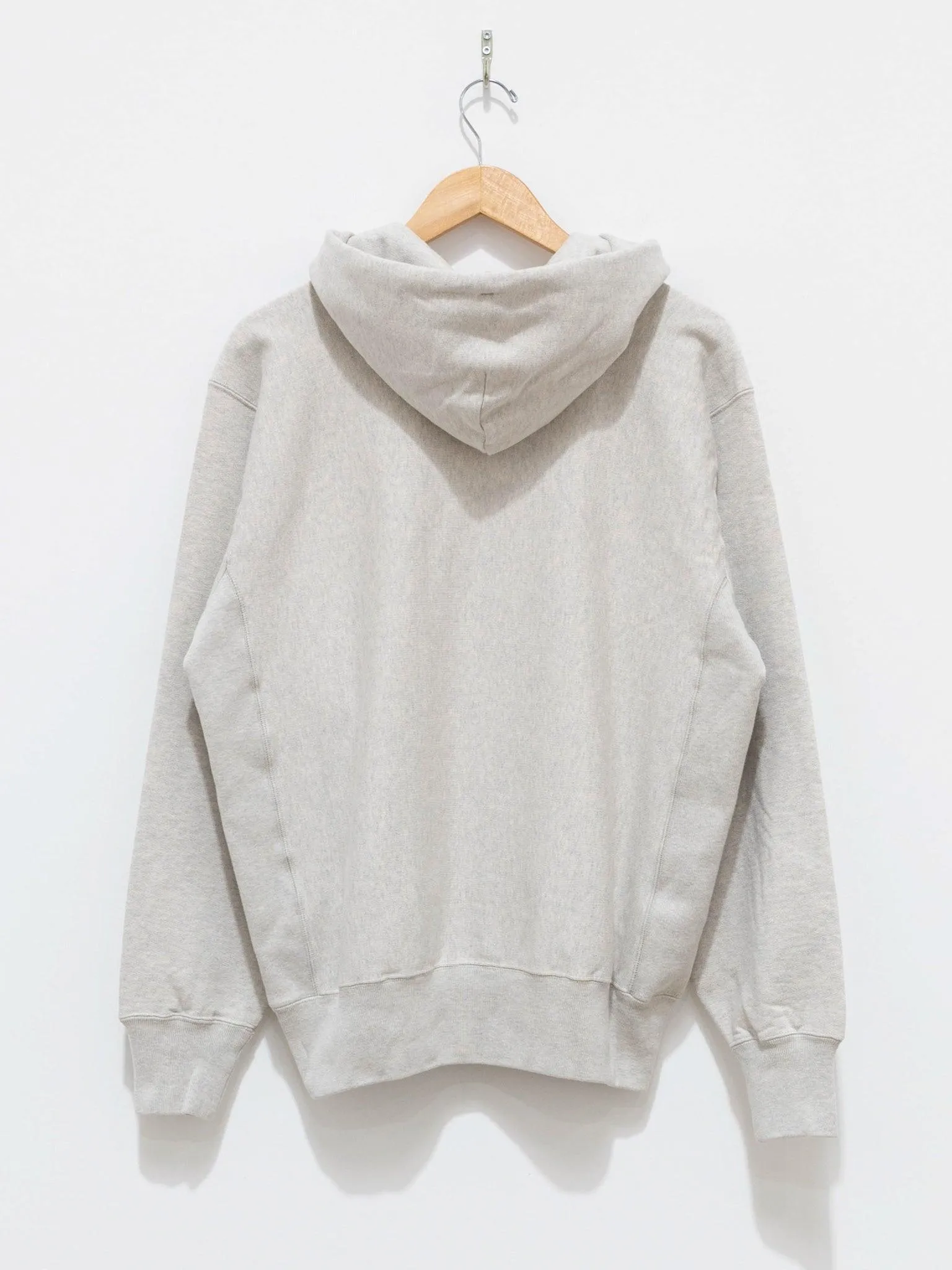 High Count Heavy Sweat Pullover Parka - Top Gray