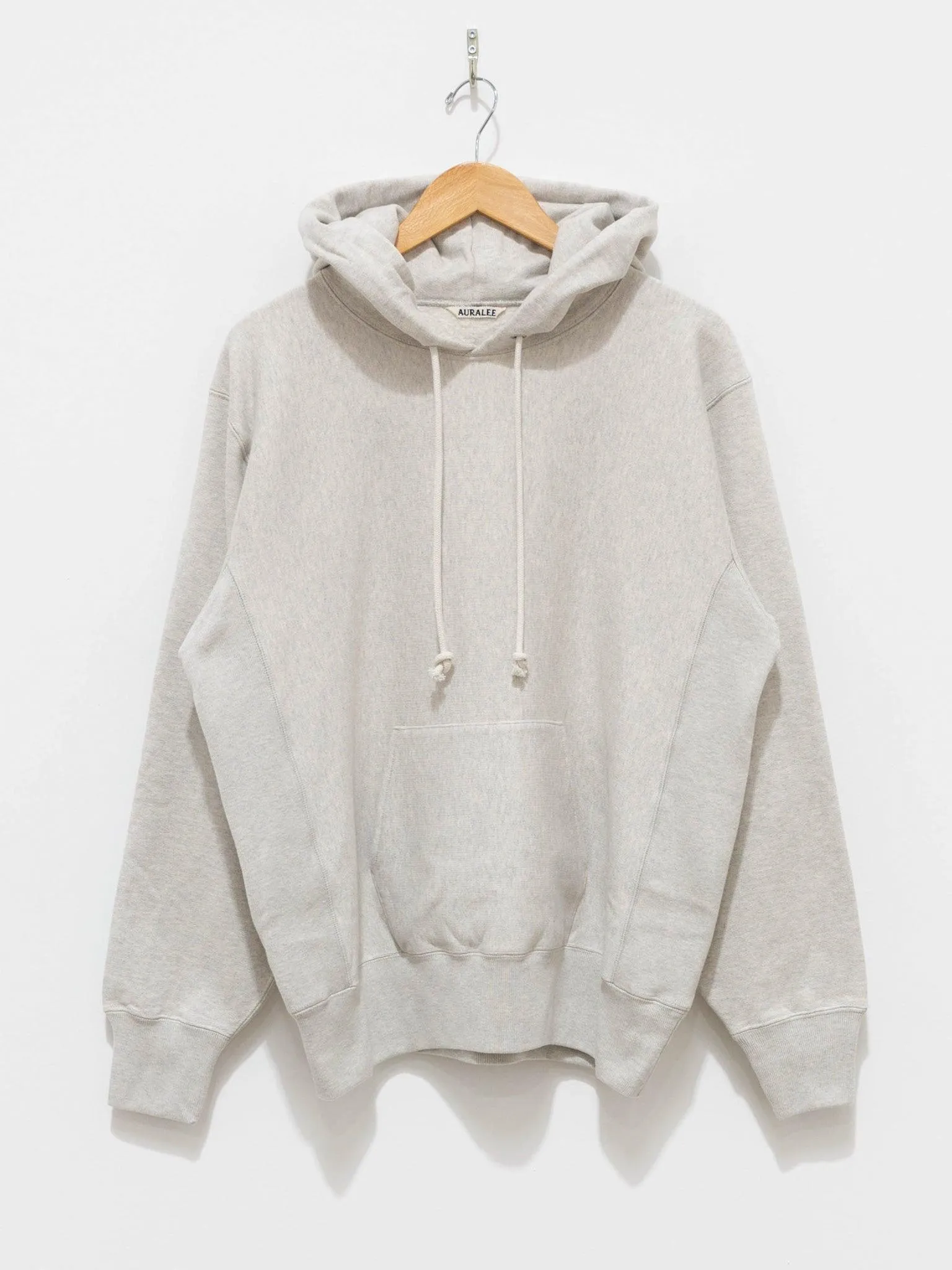 High Count Heavy Sweat Pullover Parka - Top Gray