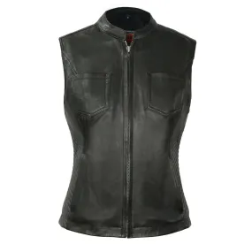 HL14513 Envy - Women's Motorcycle Leather Vest