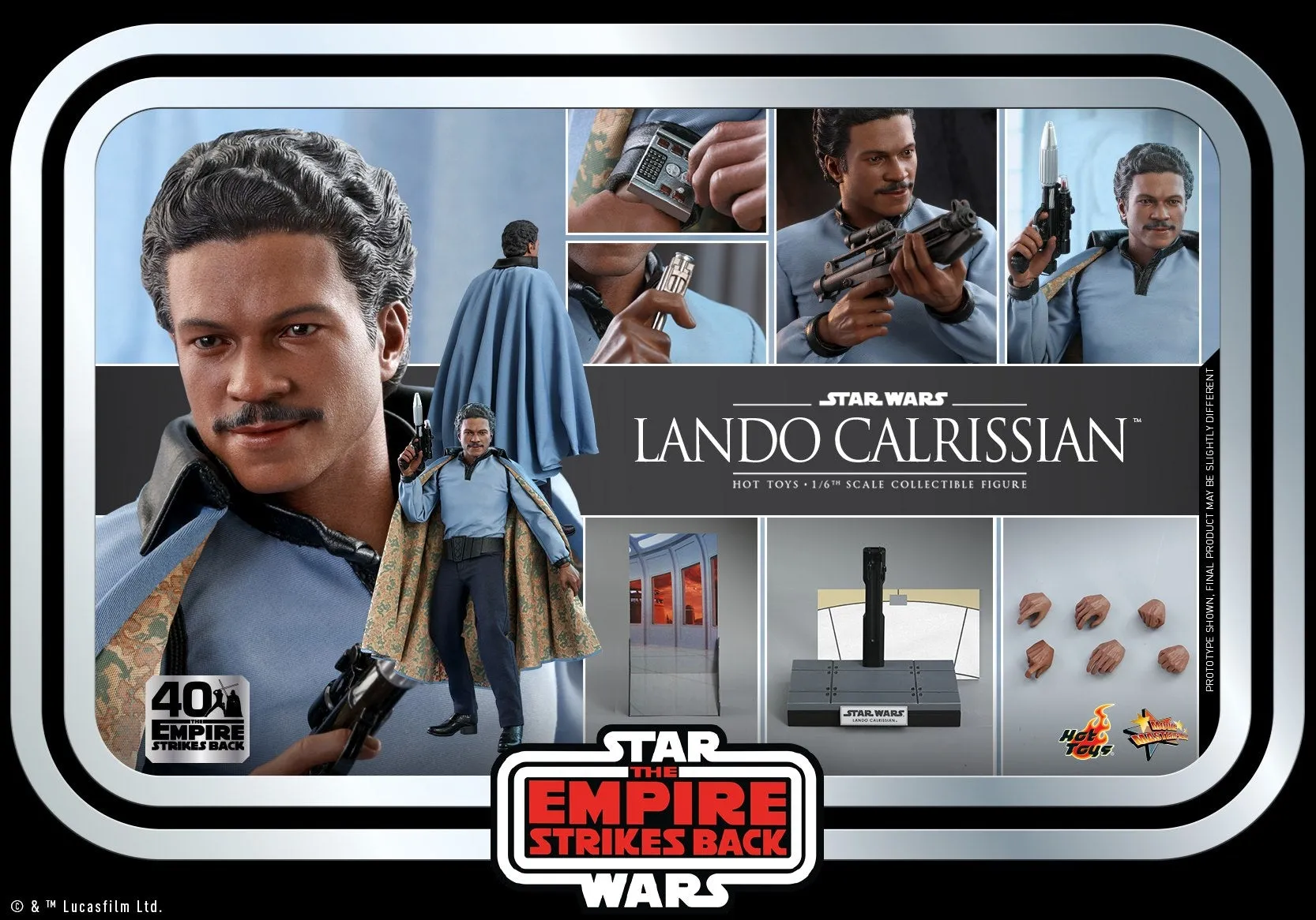 Hot Toys - MMS588 - Star Wars: The Empire Strikes Back™ - 1/6th scale Lando Calrissian™ Collectible Figure