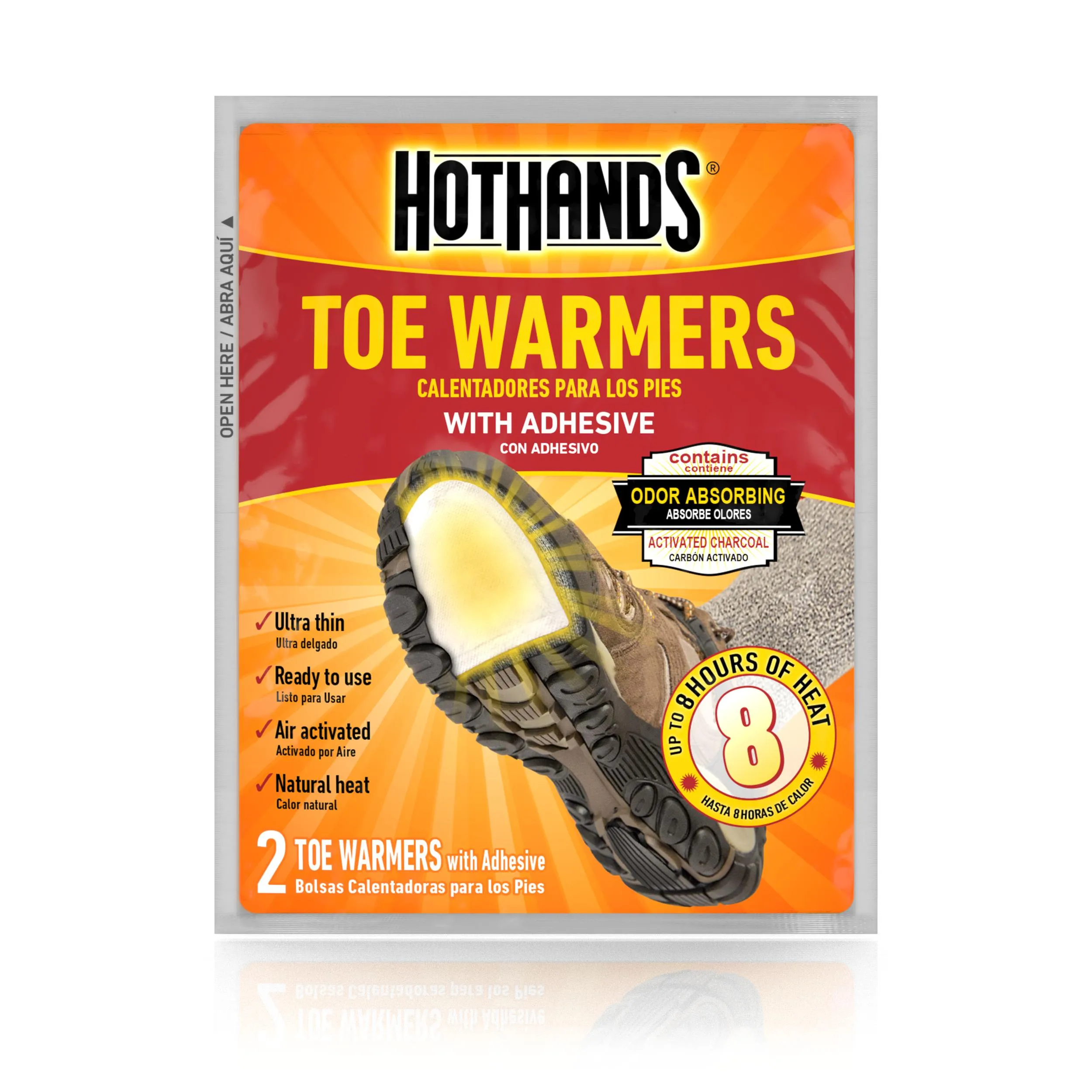 HotHands TT2 Toe Warmers 2-Pack