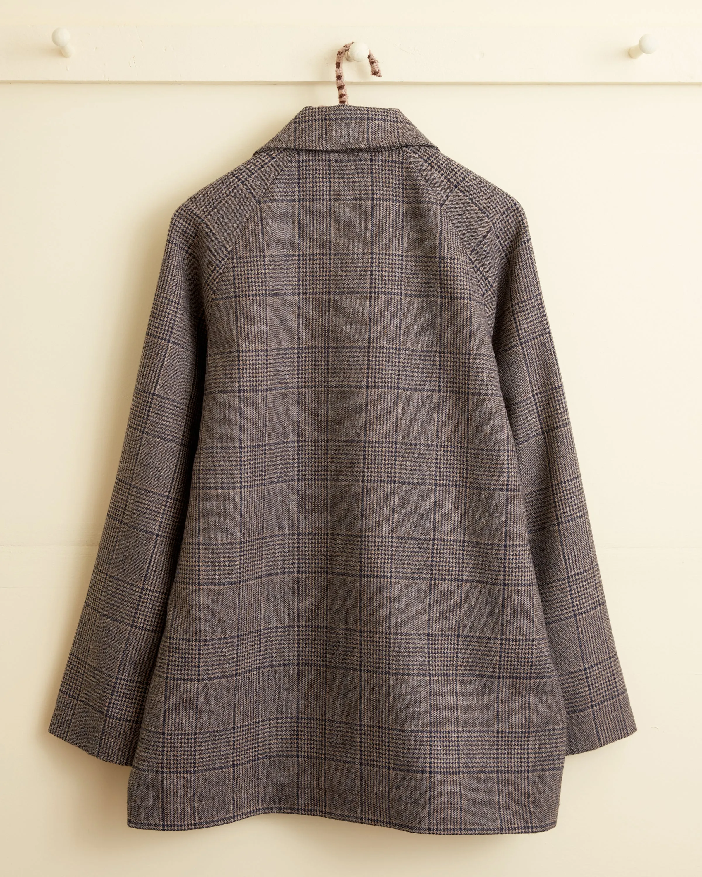 Houndstooth Check Coat - XS