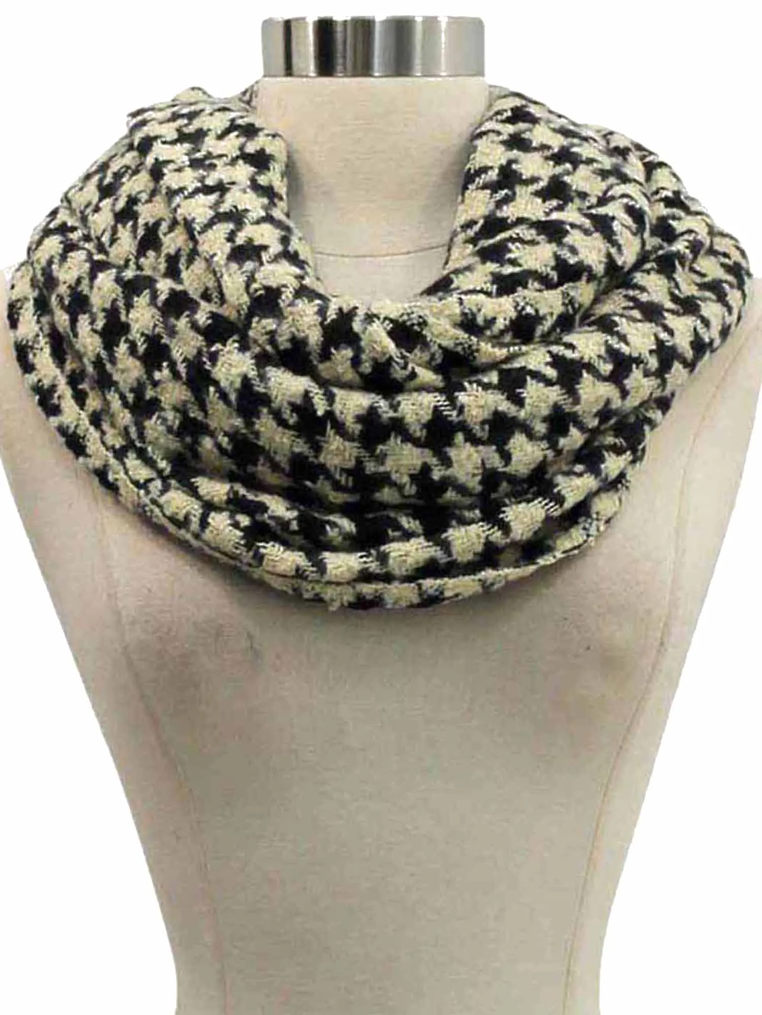 Houndstooth Circle Unisex Infinity Scarf