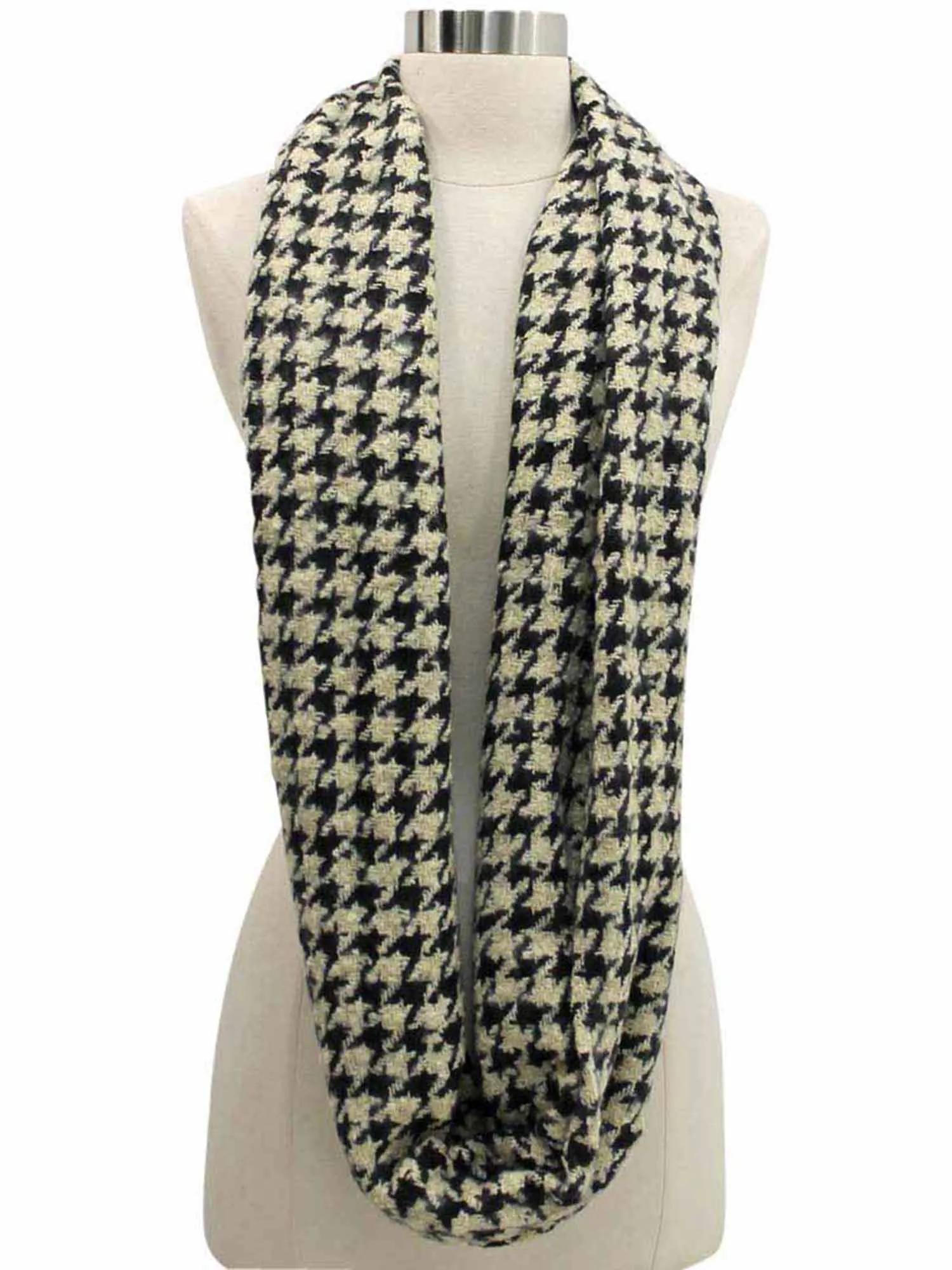 Houndstooth Circle Unisex Infinity Scarf