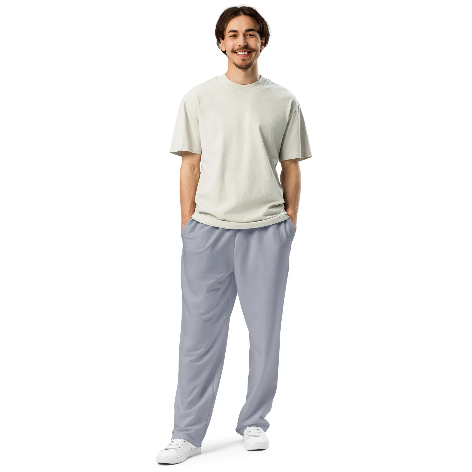 Humble Sportswear™ Stone Blue Wide-leg Joggers