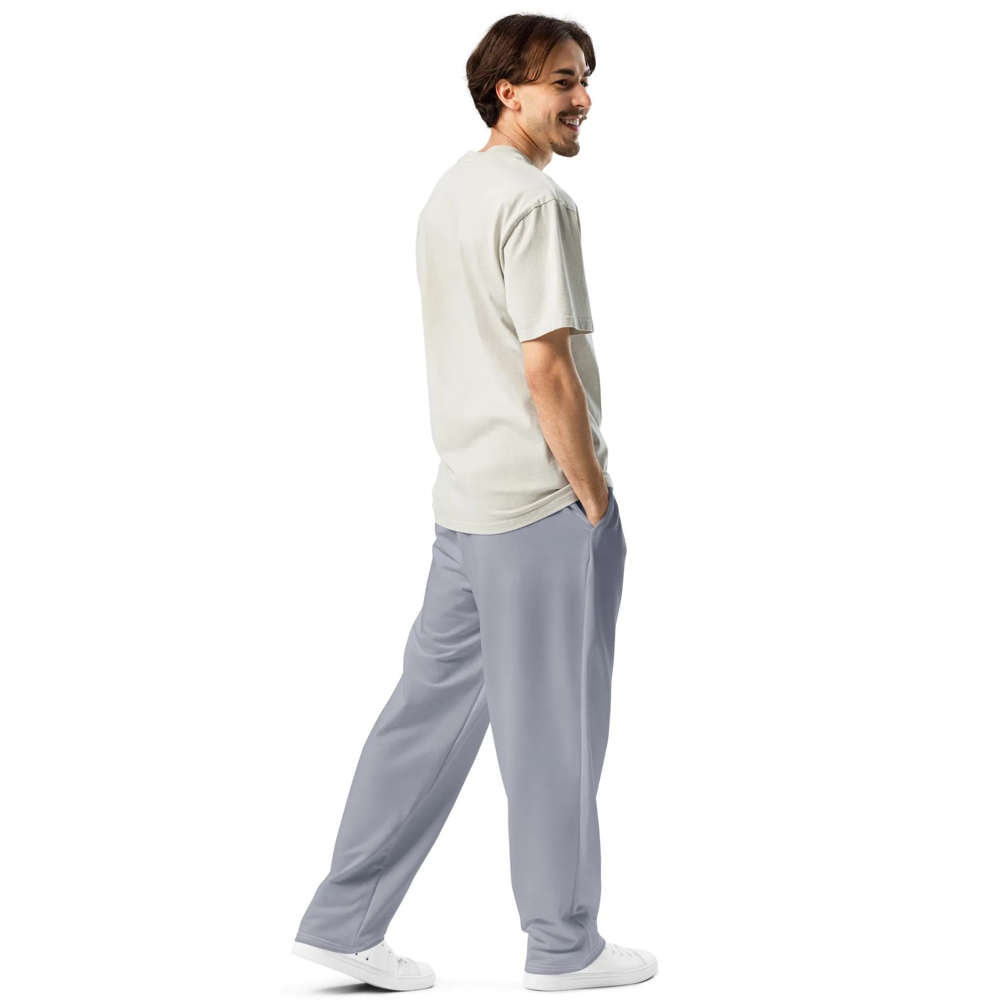 Humble Sportswear™ Stone Blue Wide-leg Joggers