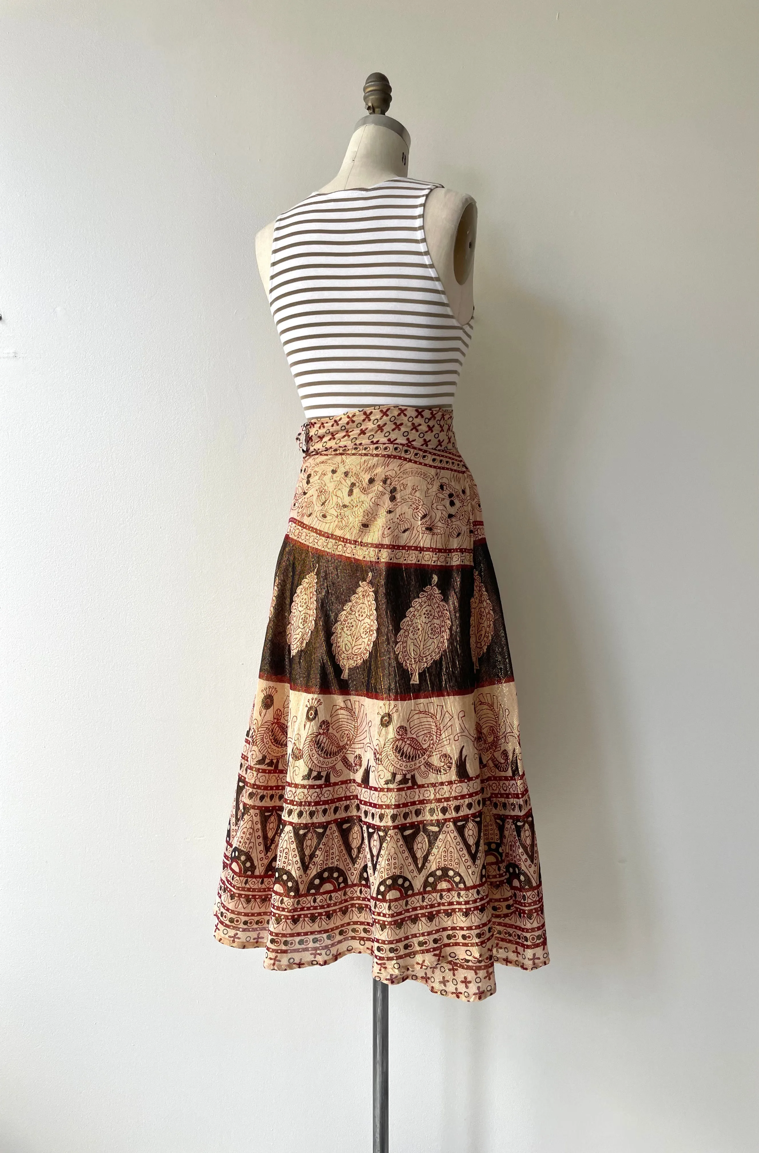 Indian Cotton Wrap Skirt