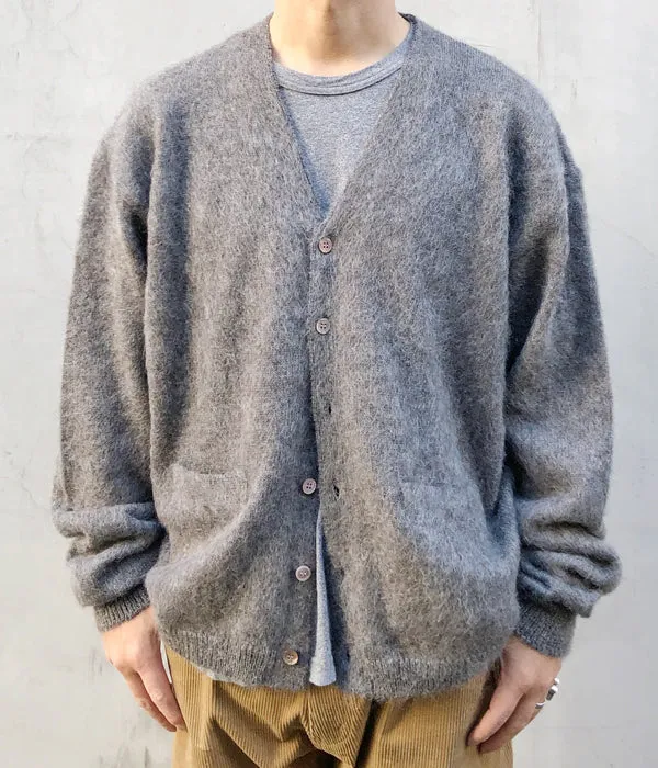 INTERIM/50'S KID MOHAIR CARDIGAN (H.GRAY)