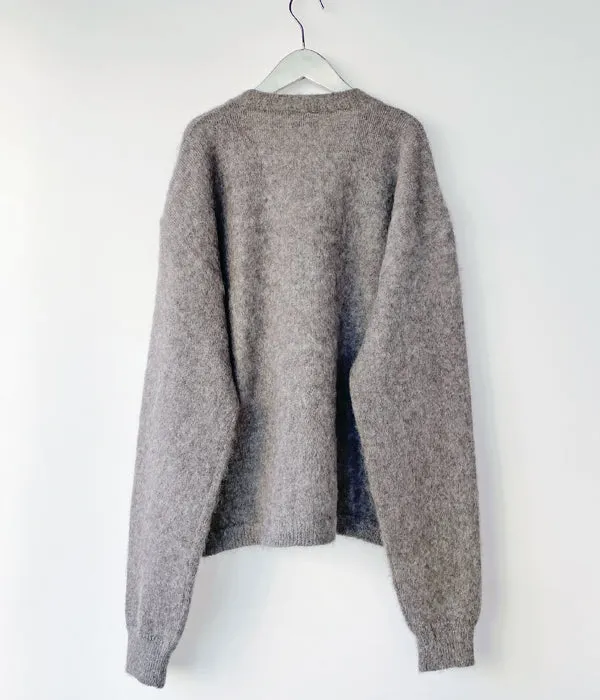 INTERIM/50'S KID MOHAIR CARDIGAN (H.GRAY)