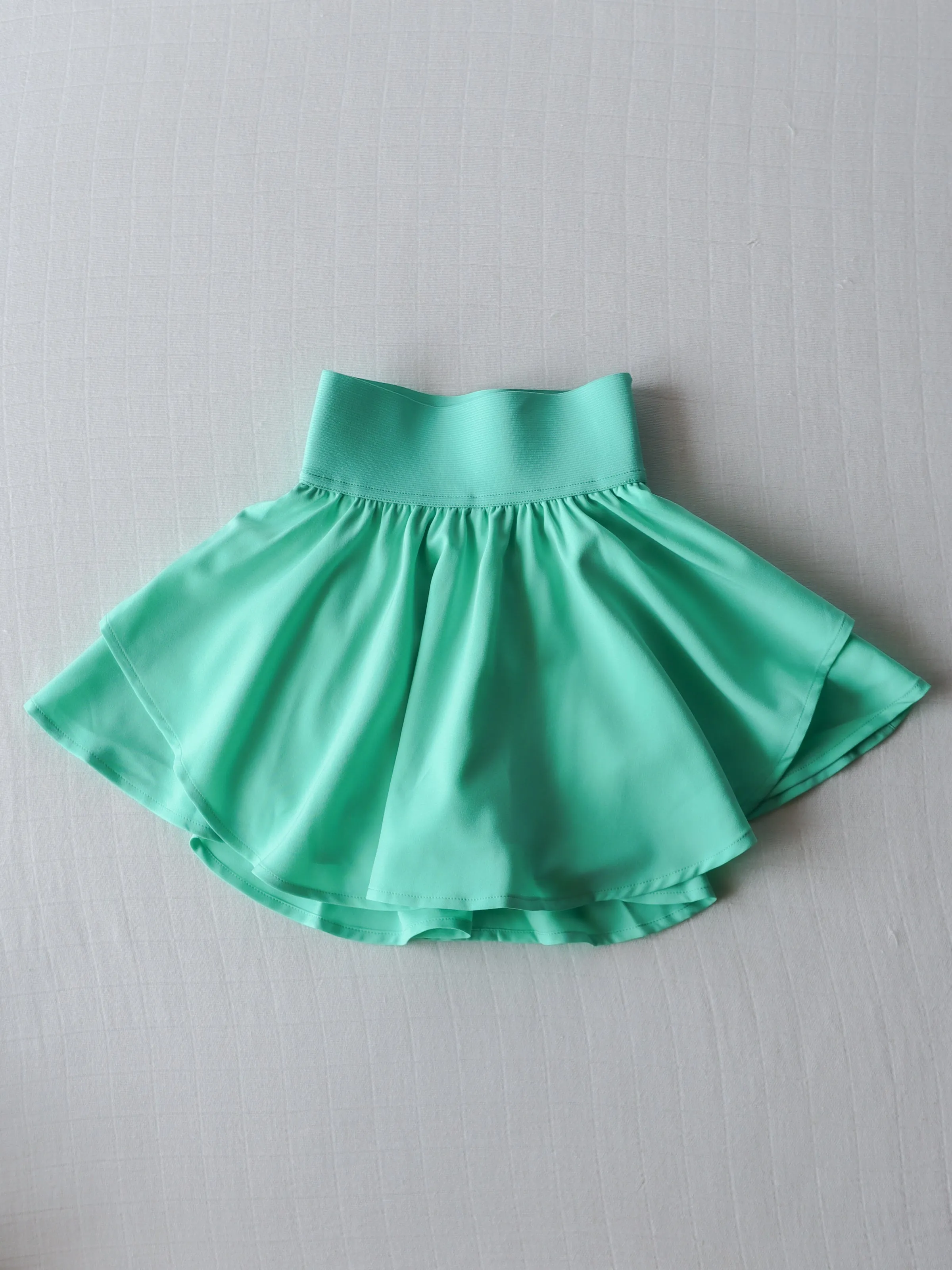 Layered Tennis Skort - Mint