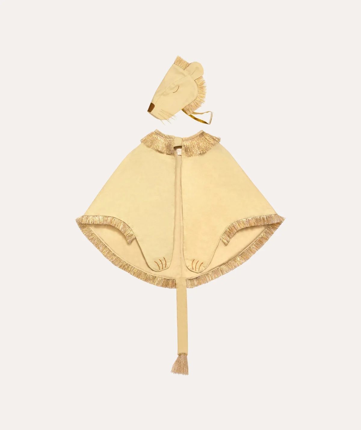 Lion Dress Up Cape - Gold