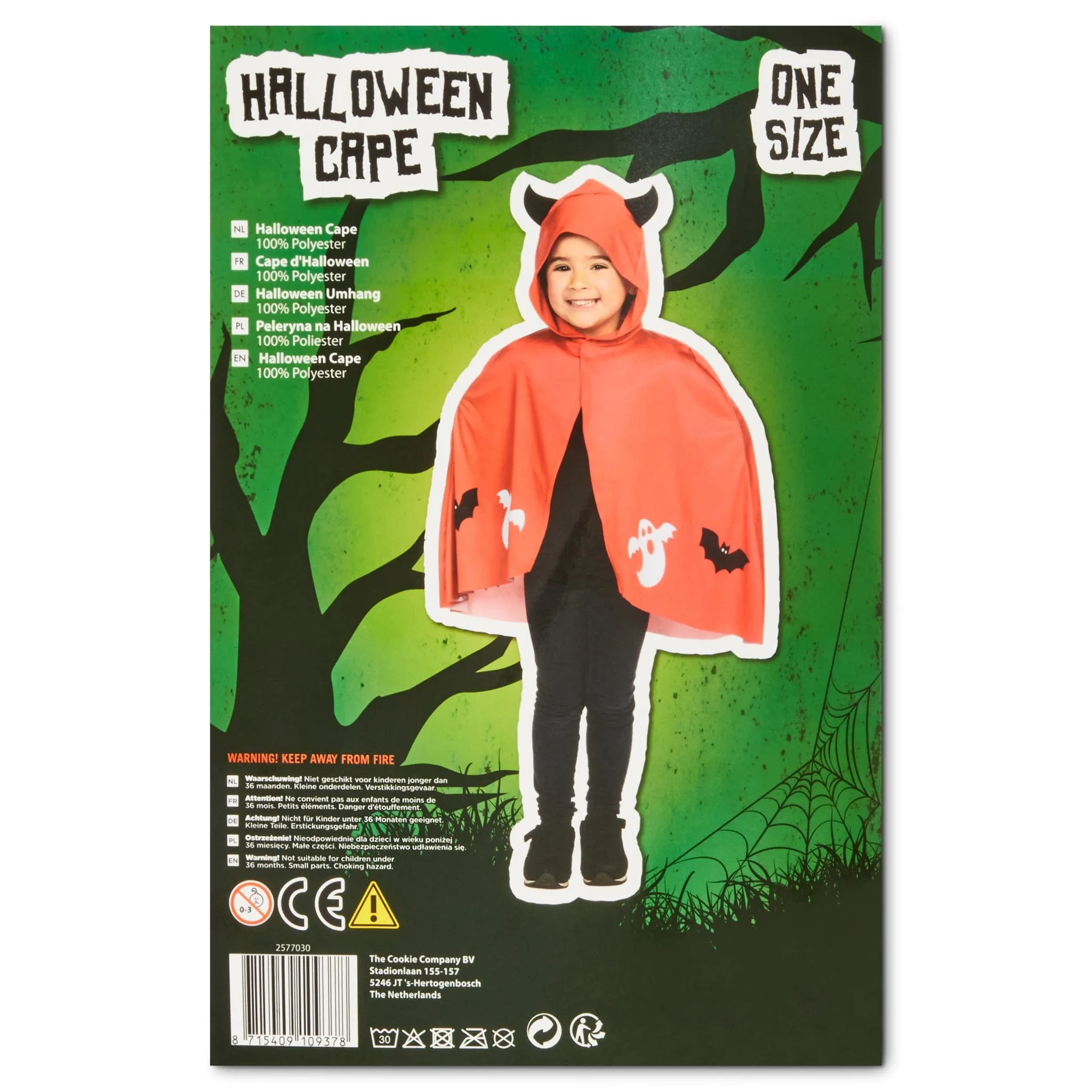 Little Devil Halloween Cape Costume - One Size (3 Years  )