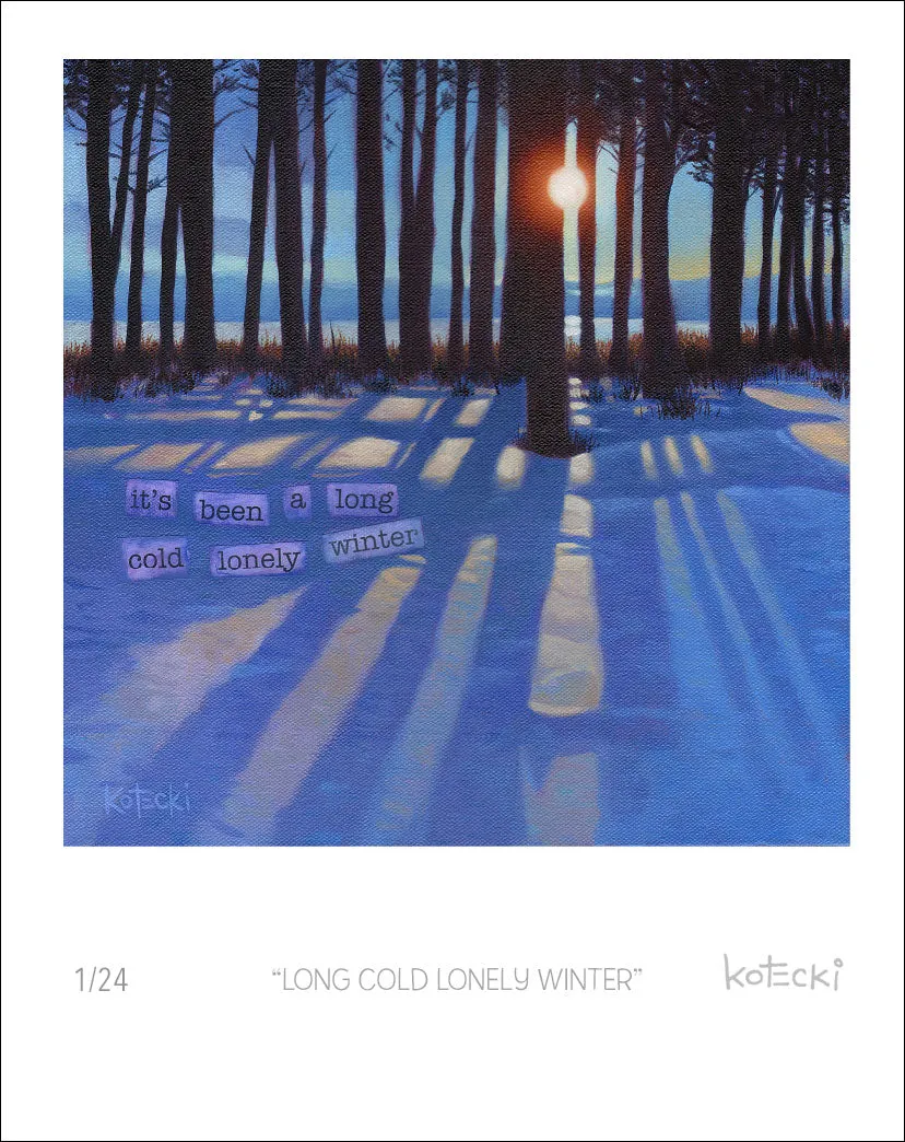 Long Cold Lonely Winter Print