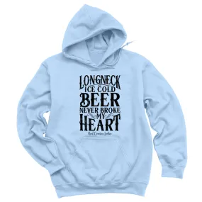 Longneck Ice Cold Beer Black Print Hoodies & Long Sleeves