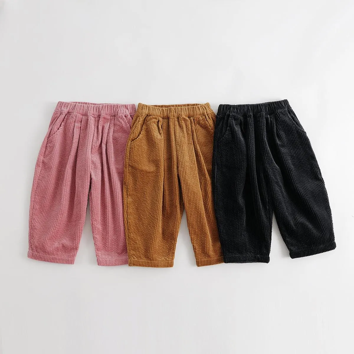 MARC & JANIE Boys Girls Loose Corduroy Pants 232017