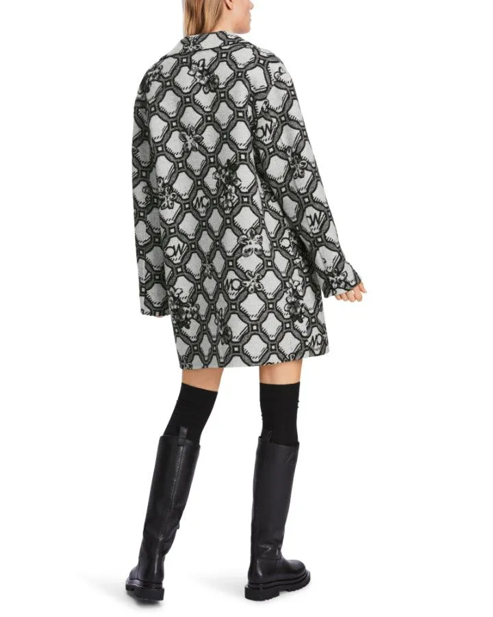 Marc Cain Reversible MC Print Cocoon Coat