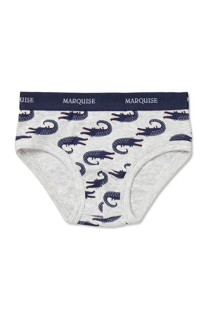 Marquise 2Pk Underwear Crocodiles