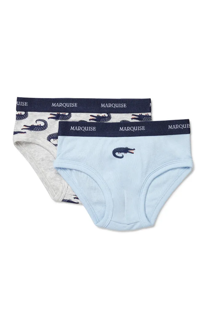 Marquise 2Pk Underwear Crocodiles