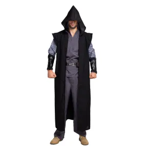 Master of Dark with Hooded Robe Cloak Tunic Cosplay Costume- Adult