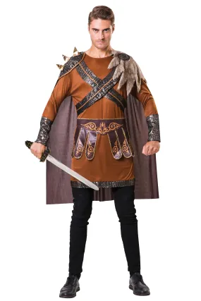 Medieval Warrior Man Brown