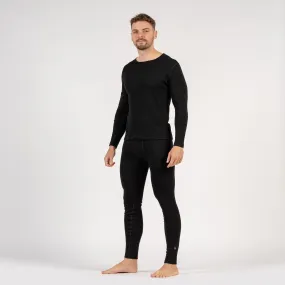 Men's 250 Long Sleeve & Bottom 2-Piece Black