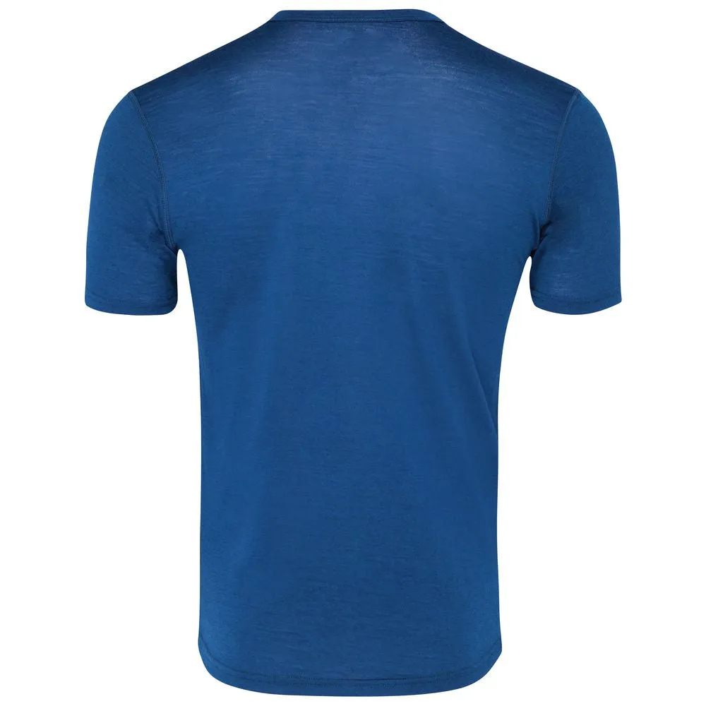 Mens Merino 150 Short Sleeve Crew (Blue)