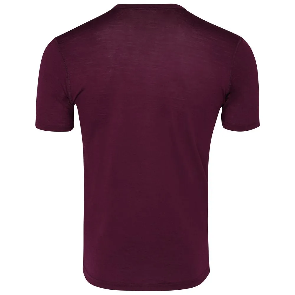 Mens Merino 150 Short Sleeve Crew (Wine)