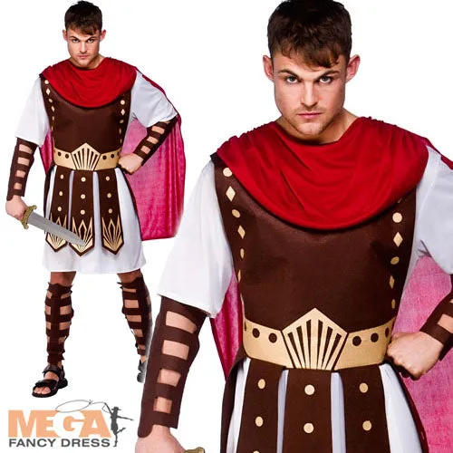 Men's Roman Centurion Gladiator Greek Costume