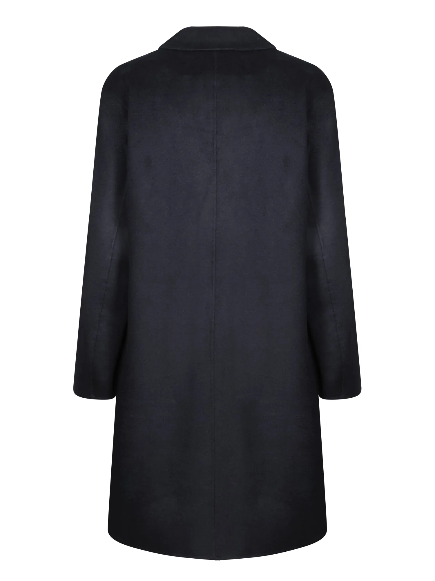 Midnight Blue Wool Coat