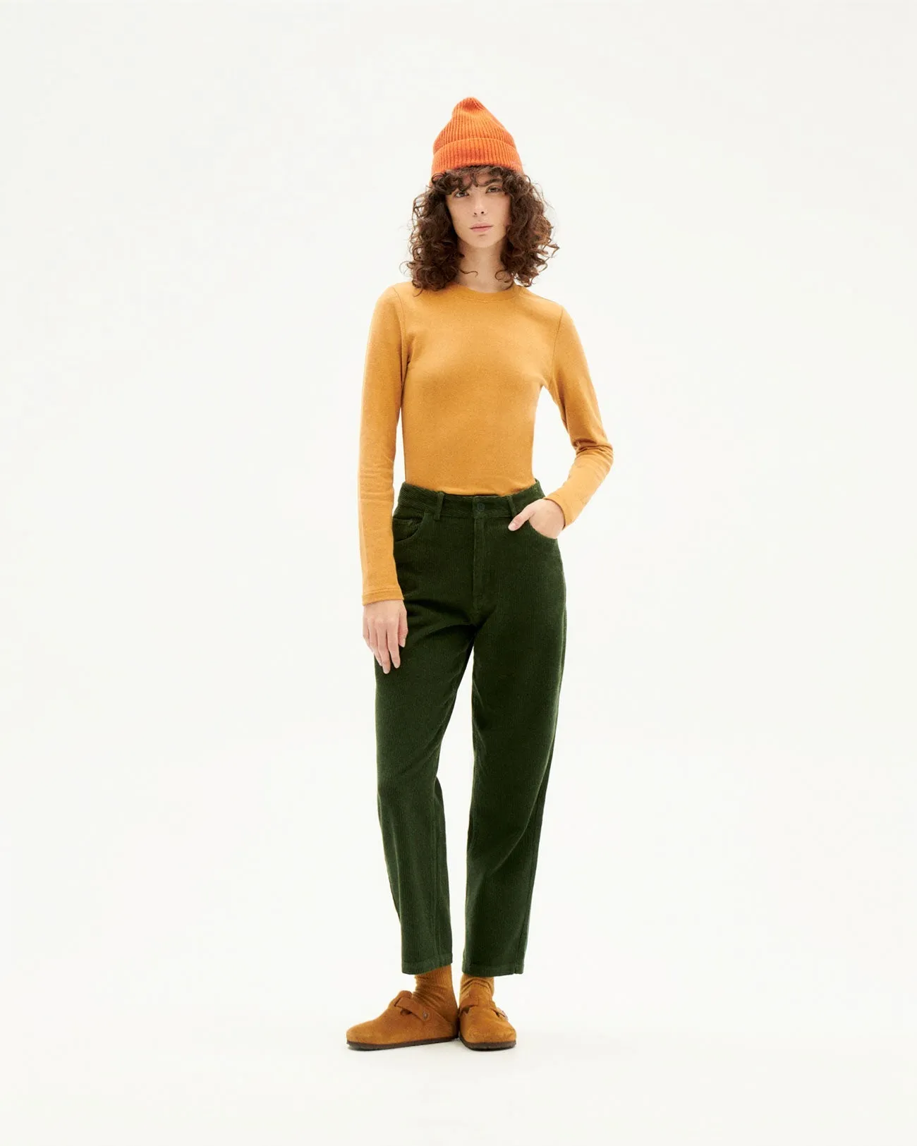 Nele Corduroy Pants Green