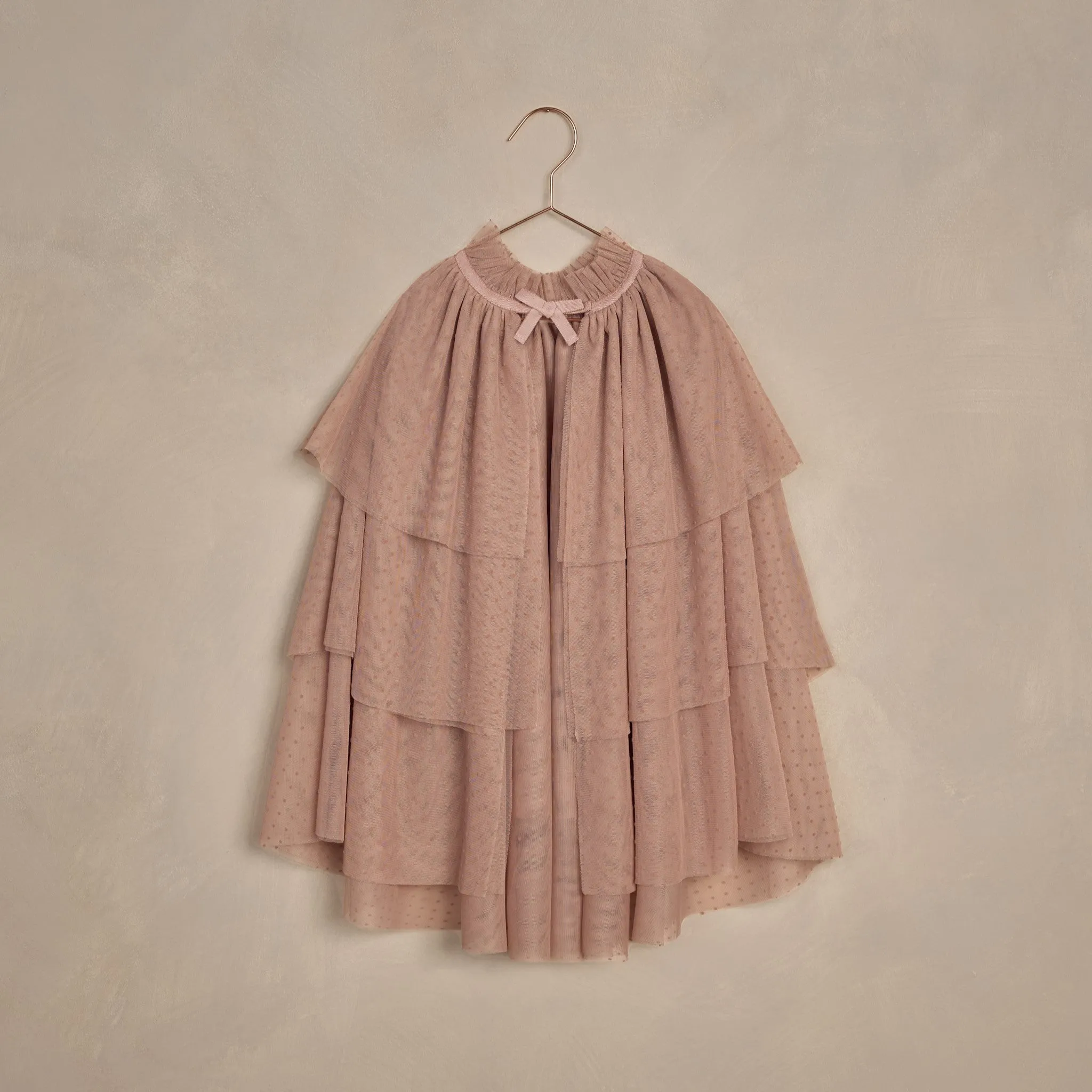 NORALEE - Tulle Cape | Dusty Rose