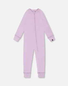 One Piece Thermal Underwear Lilac