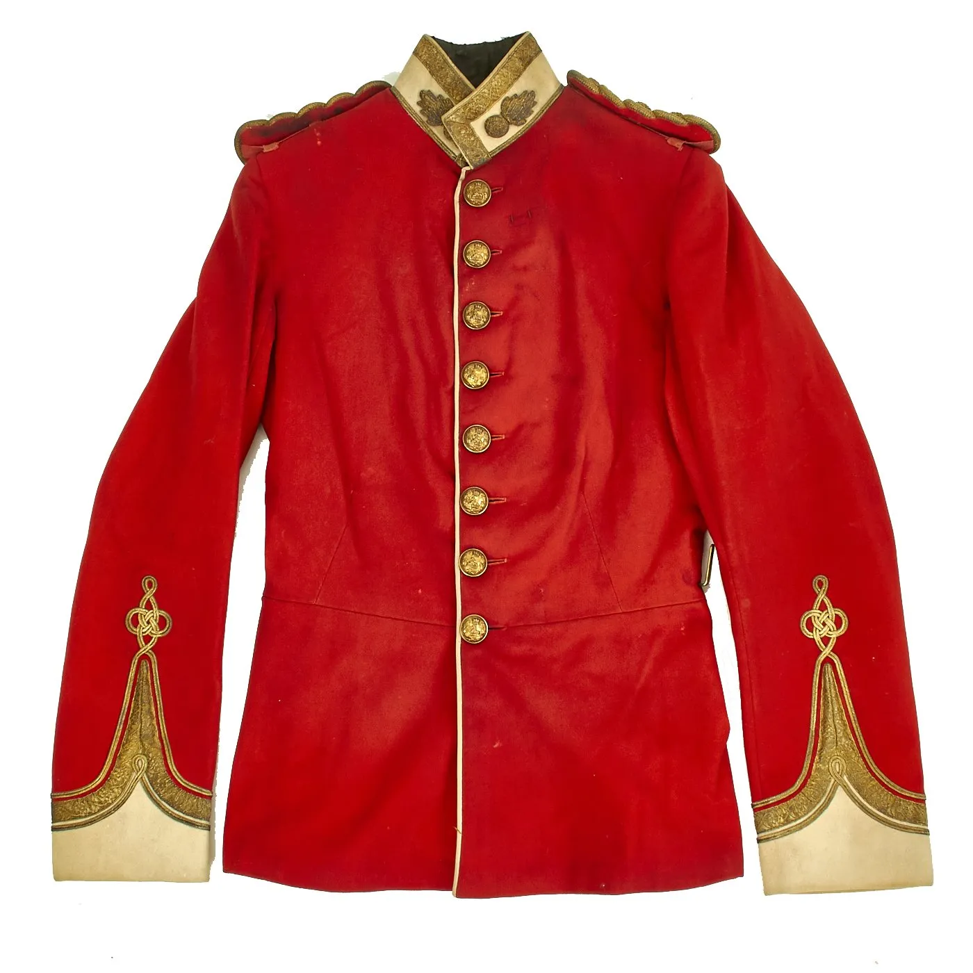 Original British Victorian Lancashire Fusiliers Officer Tunic Circa 1881 - 1902