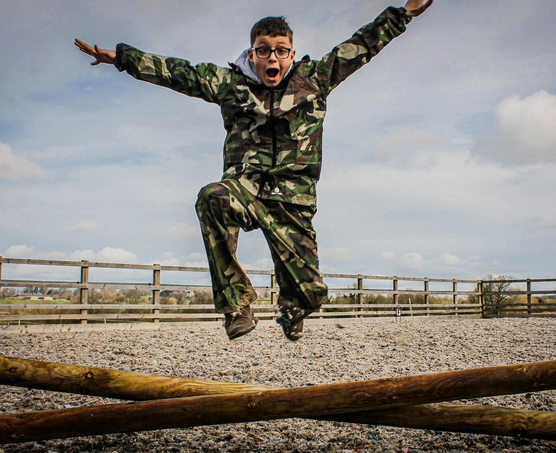 Original Camo Green Jacket & Trouser Set