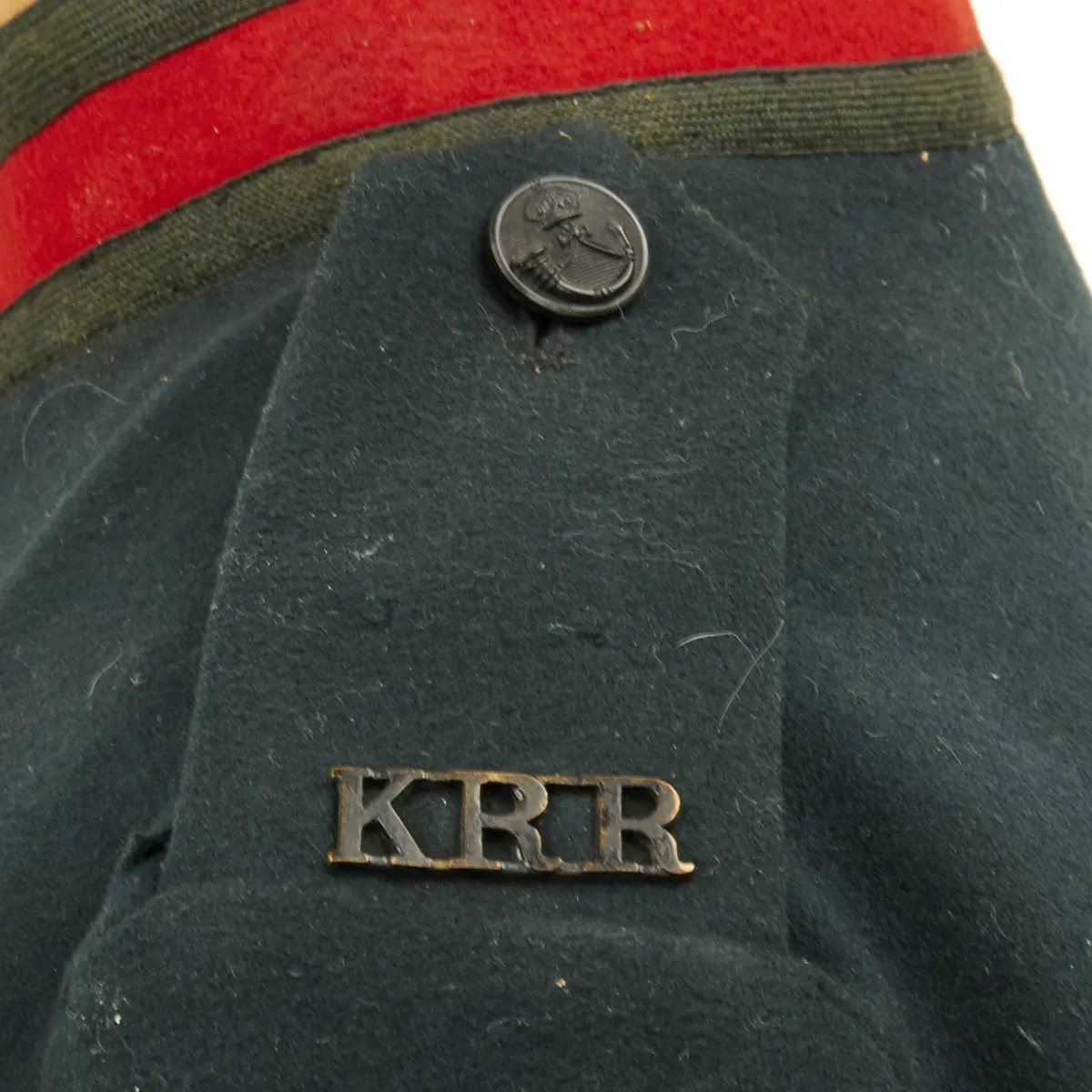 Original Pre-WWI British King's Royal Rifle Regiment Tunic and Fur Busby