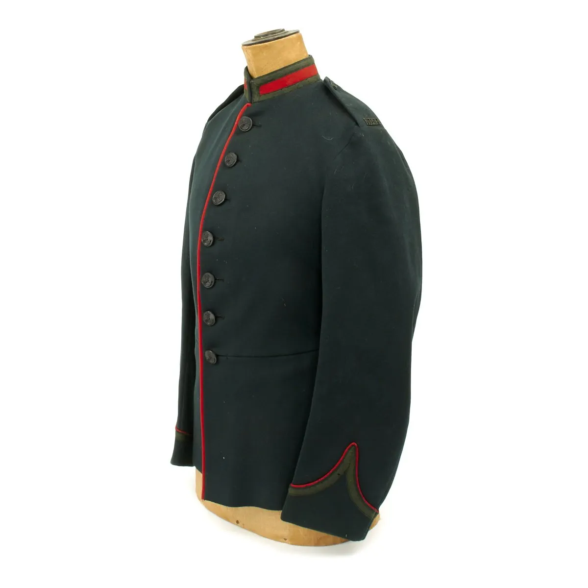 Original Pre-WWI British King's Royal Rifle Regiment Tunic and Fur Busby