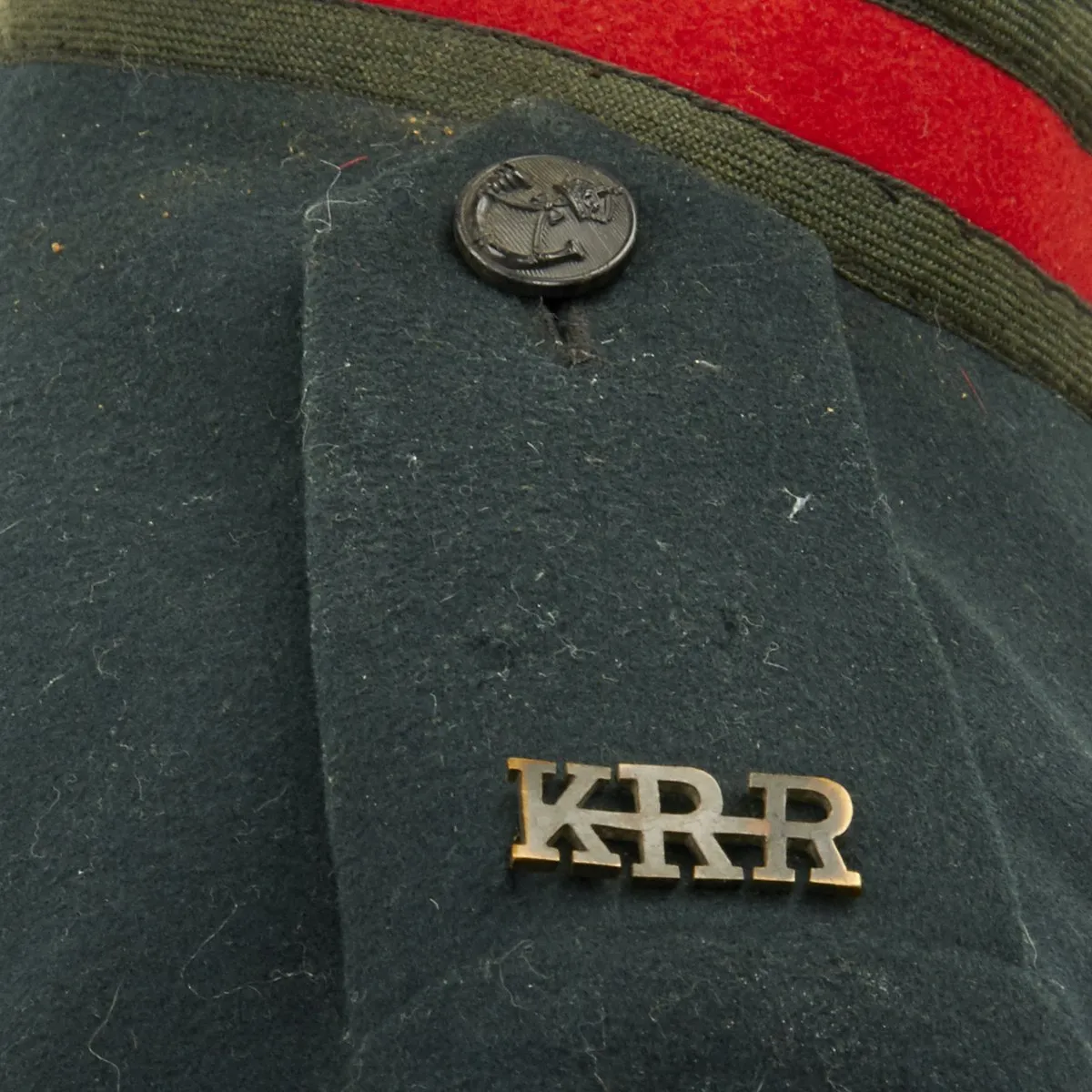 Original Pre-WWI British King's Royal Rifle Regiment Tunic and Fur Busby