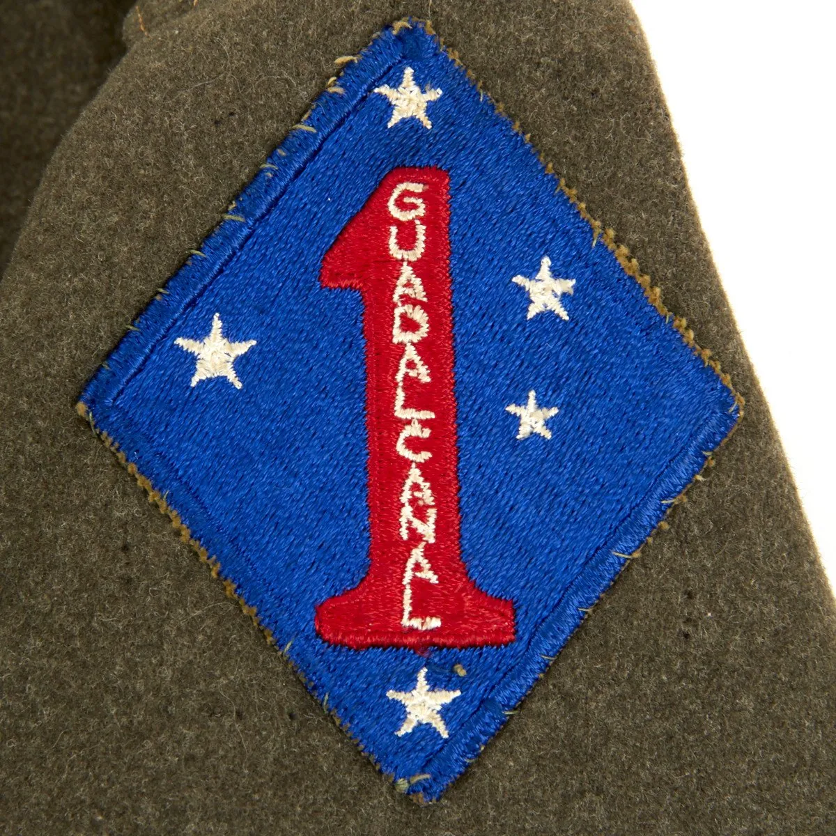 Original USMC WWII Named 1st Marine Division Guadalcanal Tunic