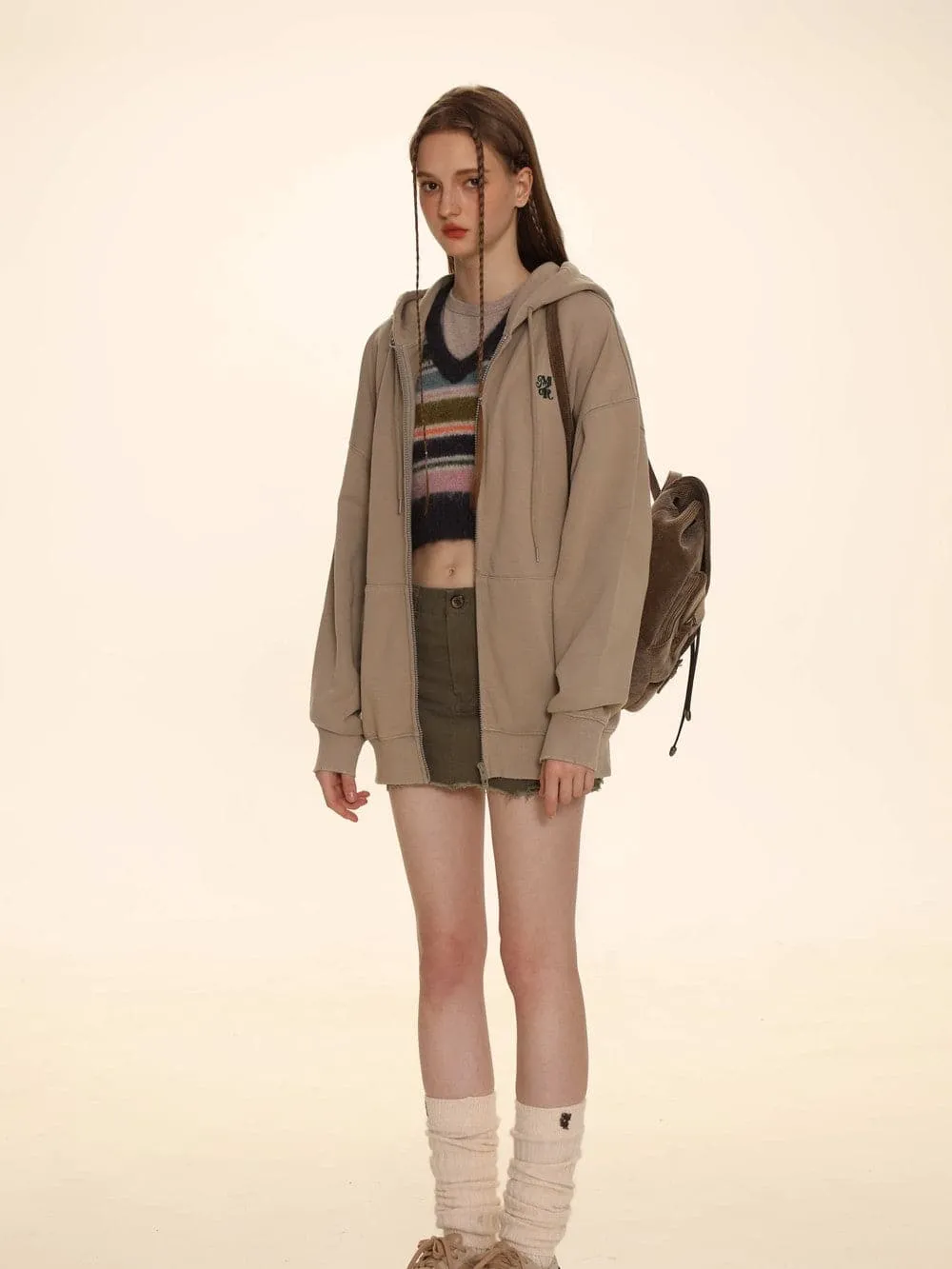 Oversized Hooded Parka - Effortlessly Casual And Stylish