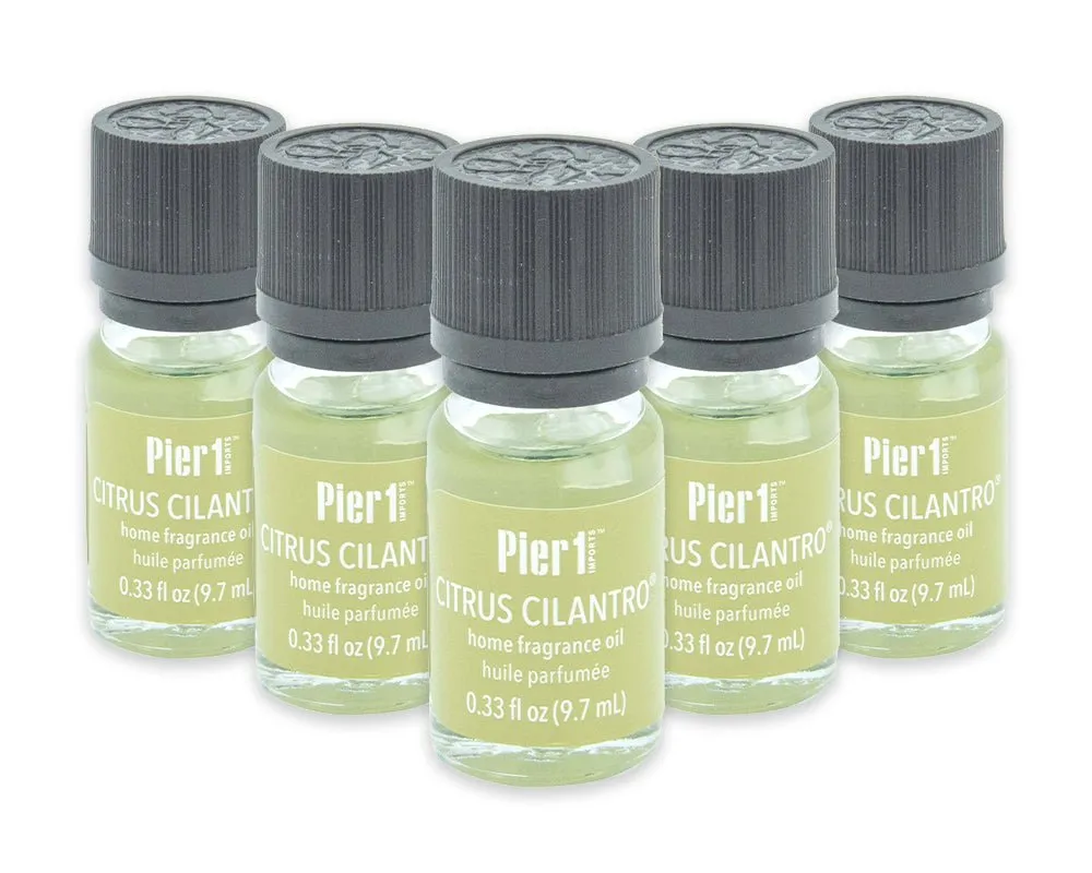 Pier 1 Set of 5 Citrus Cilantro Fragrance Oils