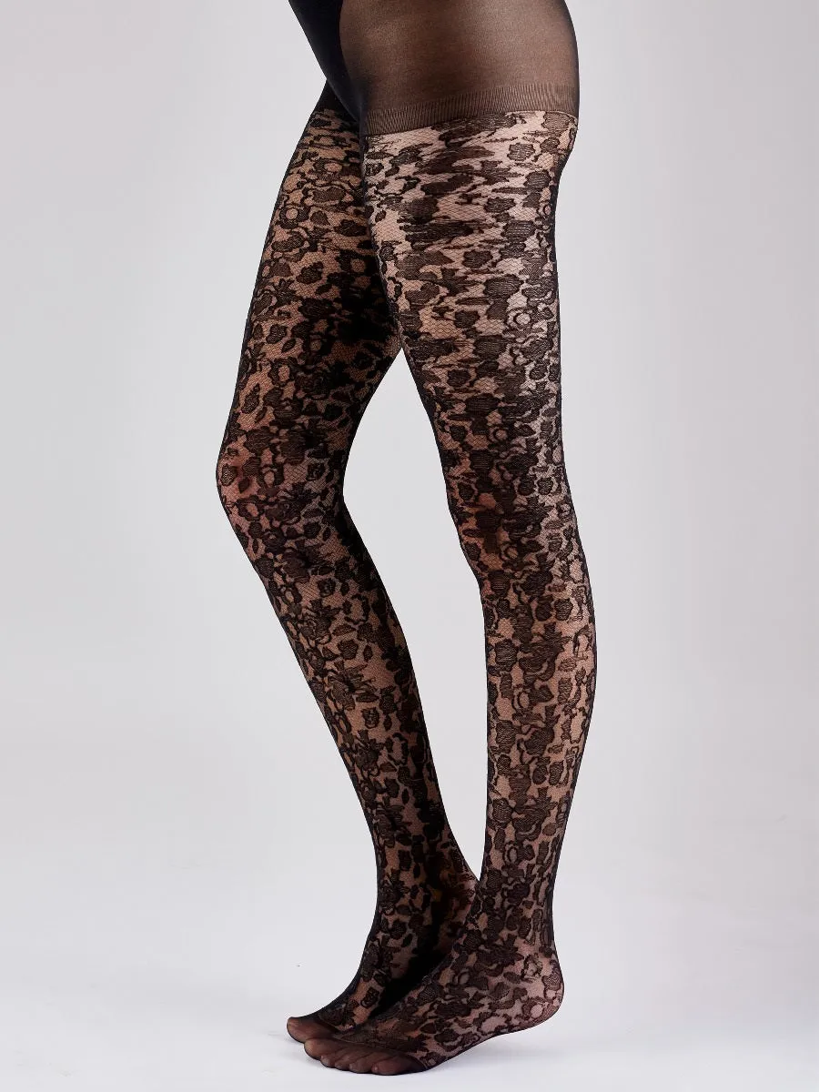 Pretty Polly Floral Lace Patterned Fashion Tights