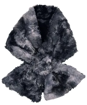 Pull-Thru Scarf - Luxury Faux Fur in Highland Skye