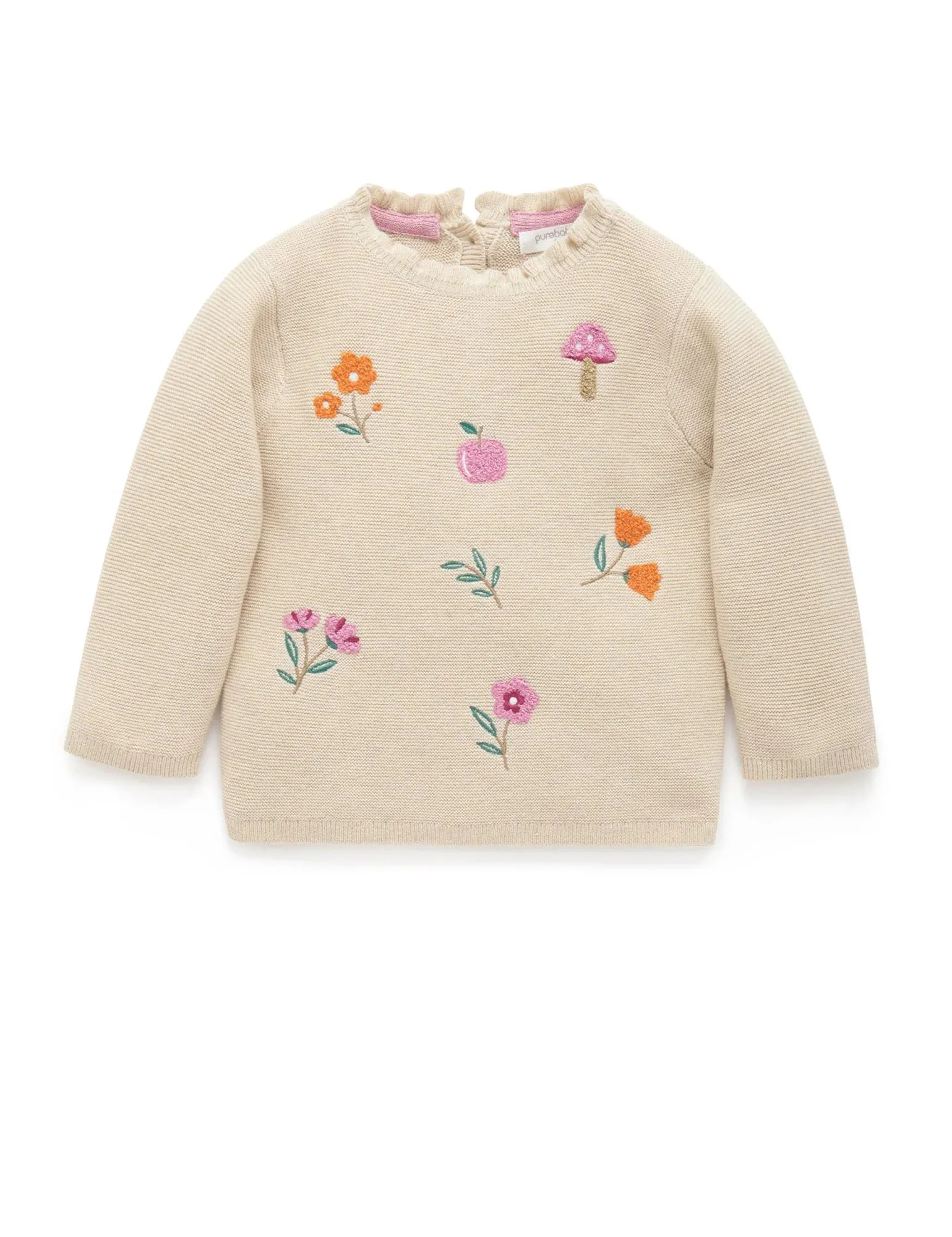 Pure Baby Autumn Flower Jumper