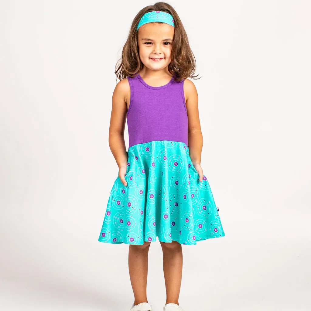 "Up and Atom" Chemistry Twirly Play Dress with Pockets