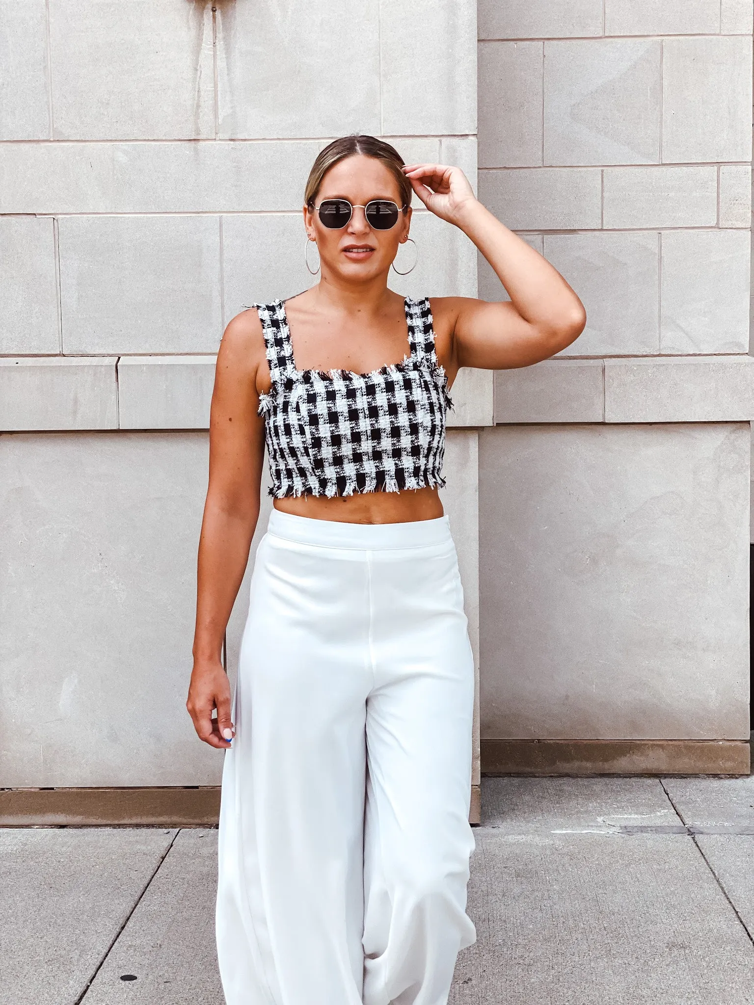 Reality Check Cropped Top